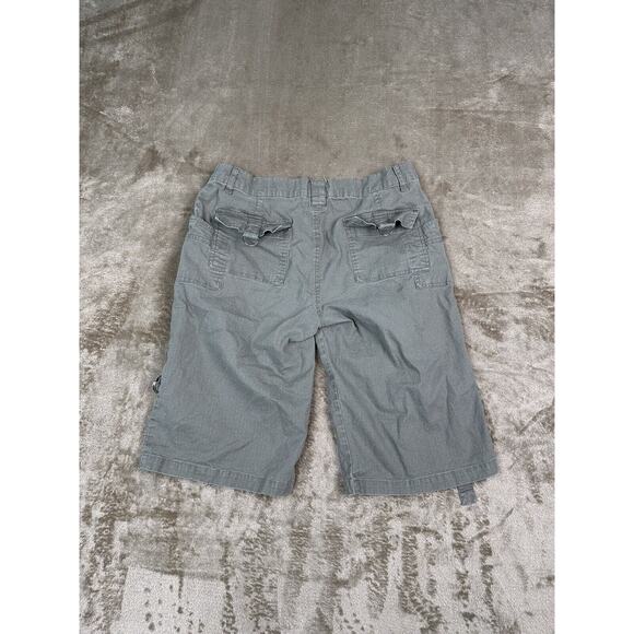 Zoey And Beth Capri Pants Women’s Size Large Green Gray Olive - Picture 3 of 5